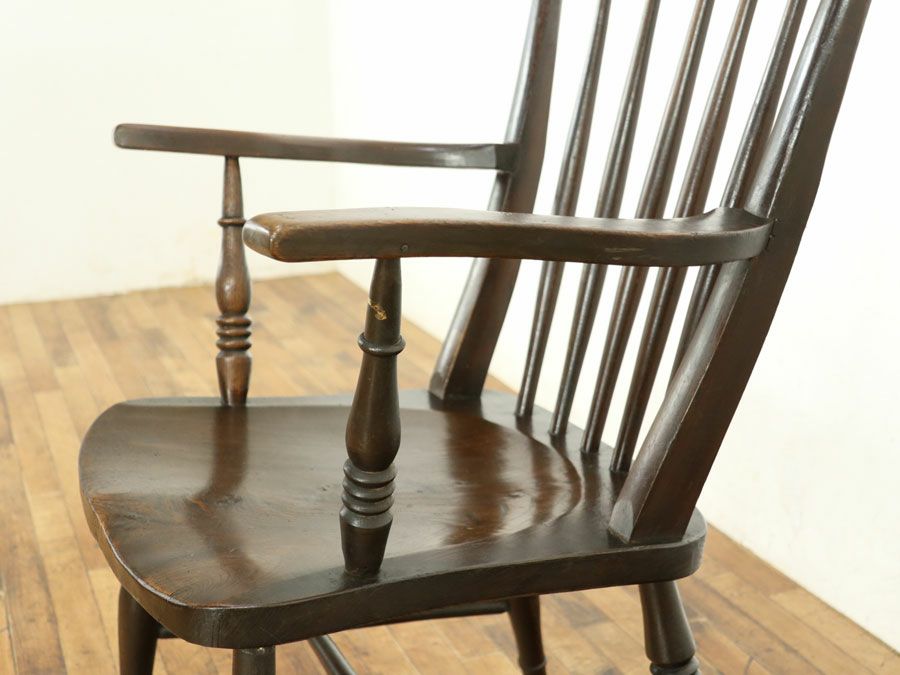 アンティーク グランドファーザーチェア 59302