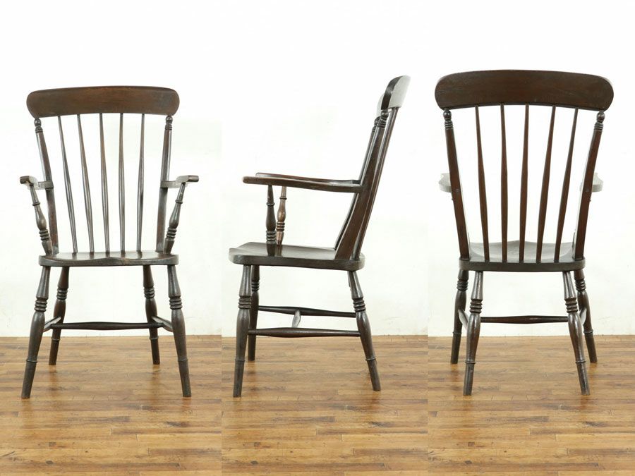 アンティーク グランドファーザーチェア 59302