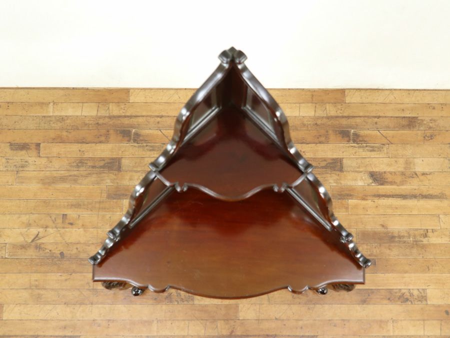 アンティーク家具 コーナーキャビネット 58889