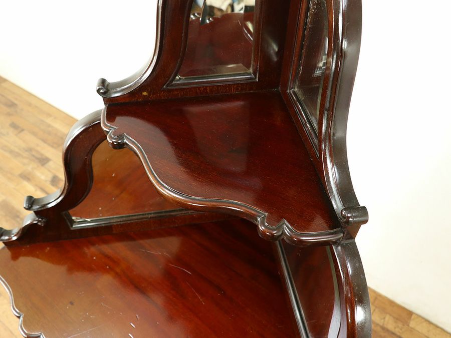 アンティーク家具 コーナーキャビネット 58889