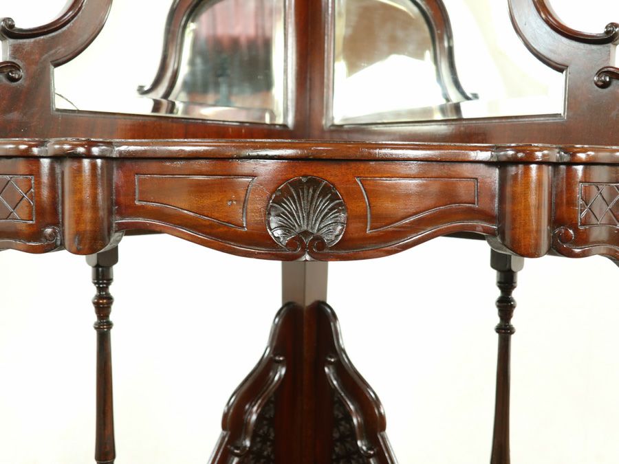 アンティーク家具 コーナーキャビネット 58889