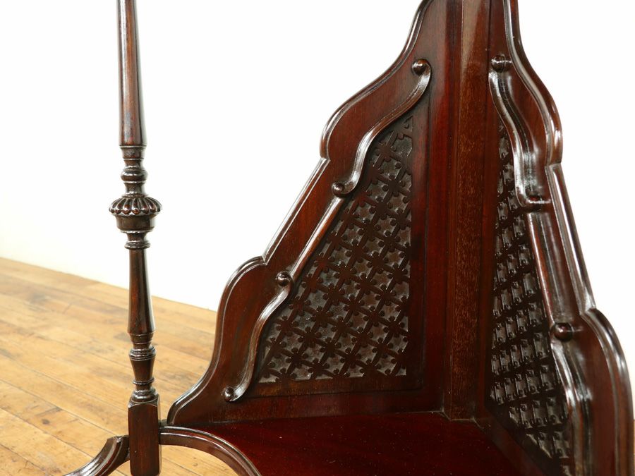 アンティーク家具 コーナーキャビネット 58889