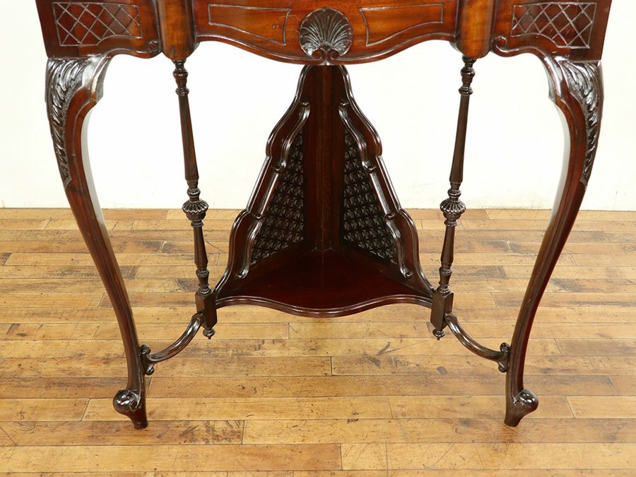 アンティーク家具 コーナーキャビネット 58889