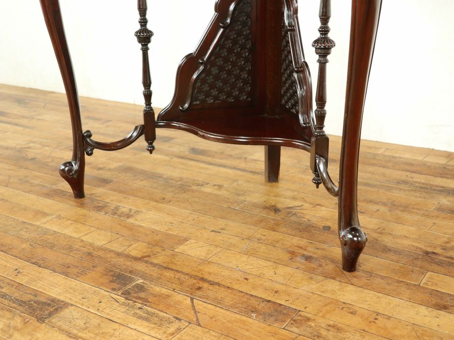 アンティーク家具 コーナーキャビネット 58889