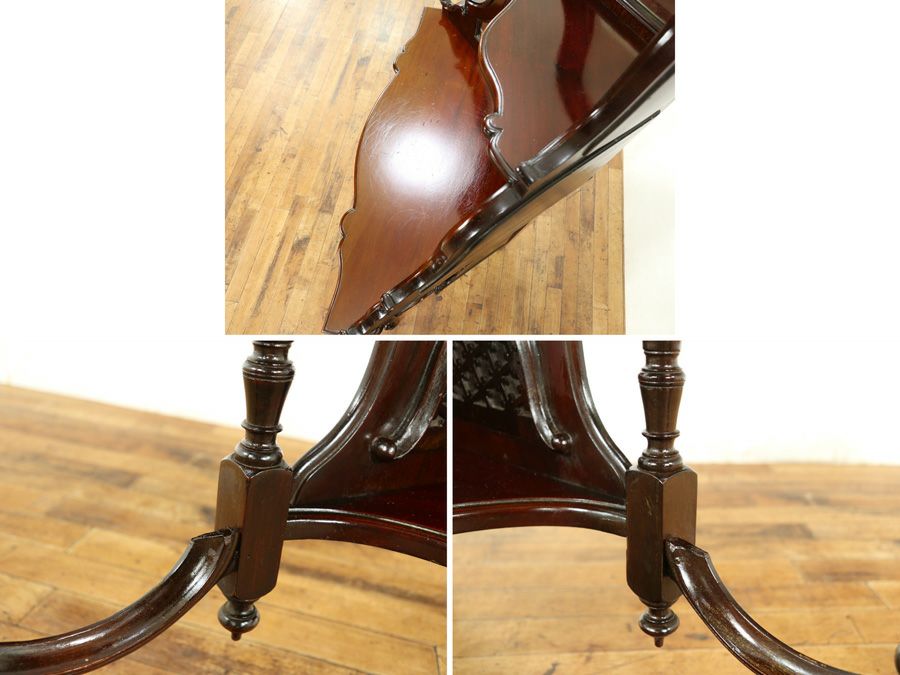 アンティーク家具 コーナーキャビネット 58889