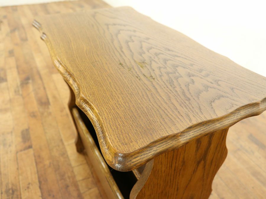 アンティーク家具 マガジンラック 65118a