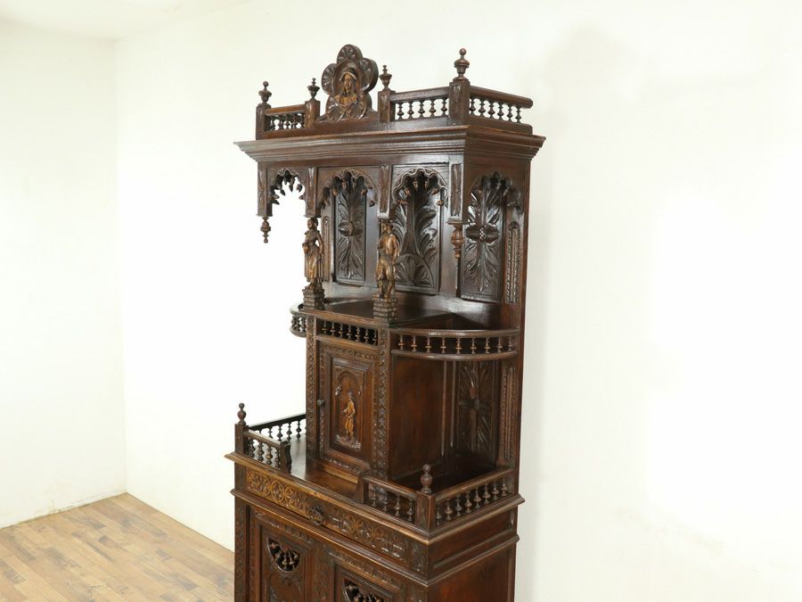 アンティーク家具 キャビネット 65065