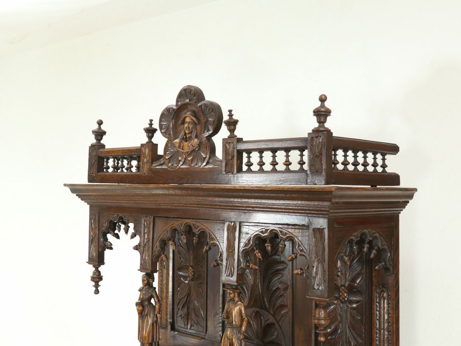 アンティーク家具 キャビネット 65065