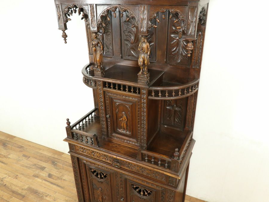 アンティーク家具 キャビネット 65065