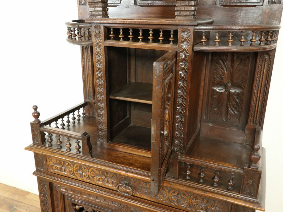 アンティーク家具 キャビネット 65065