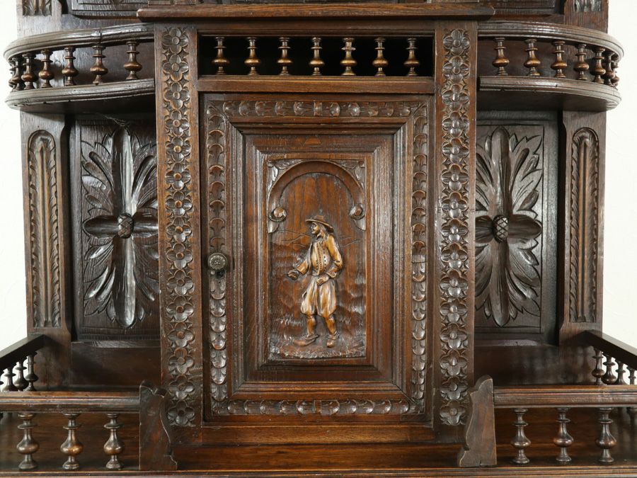 アンティーク家具 キャビネット 65065