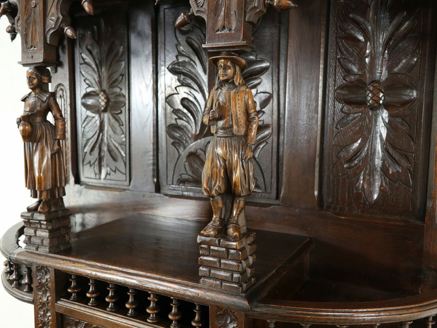 アンティーク家具 キャビネット 65065