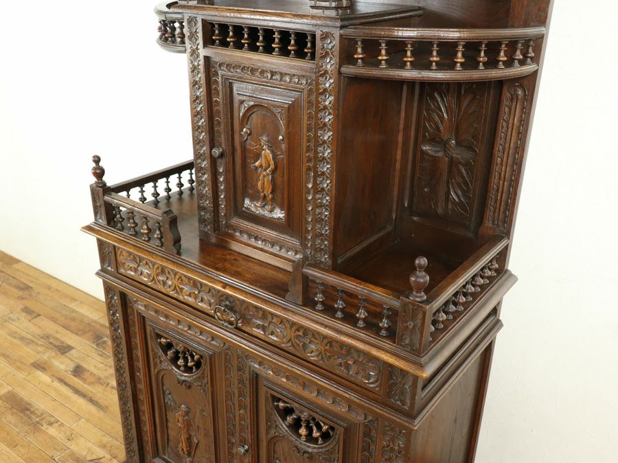 アンティーク家具 キャビネット 65065