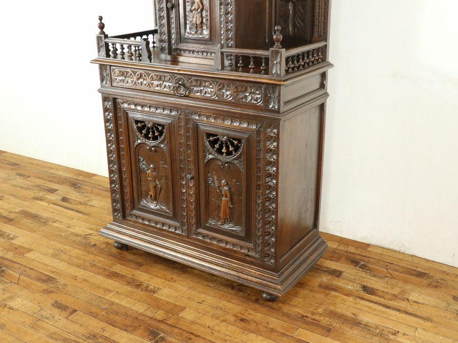 アンティーク家具 キャビネット 65065