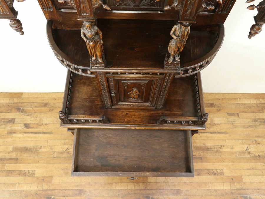 アンティーク家具 キャビネット 65065