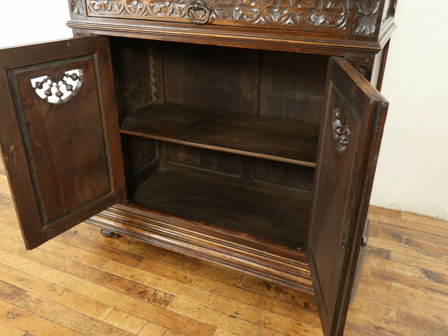 アンティーク家具 キャビネット 65065