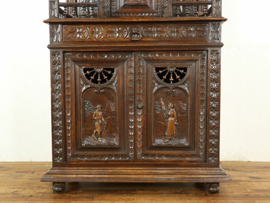 アンティーク家具 キャビネット 65065