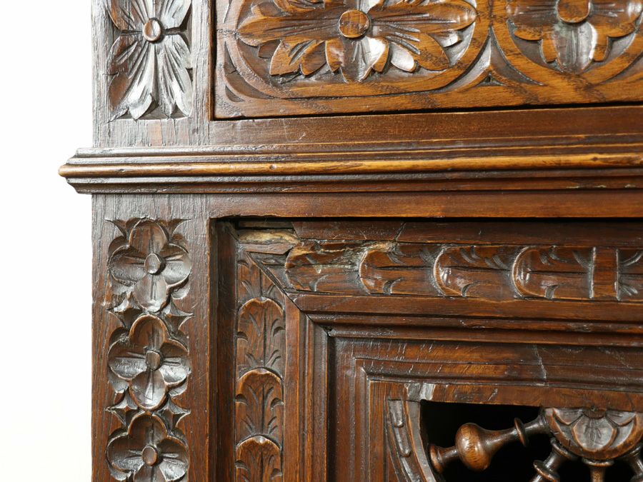 アンティーク家具 キャビネット 65065