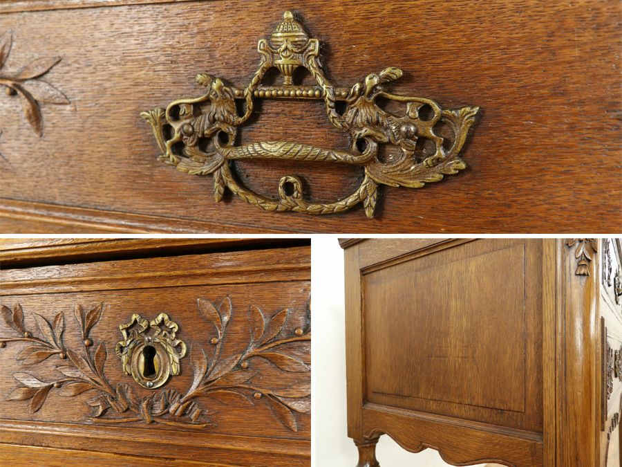 アンティーク家具 キャビネット 65094