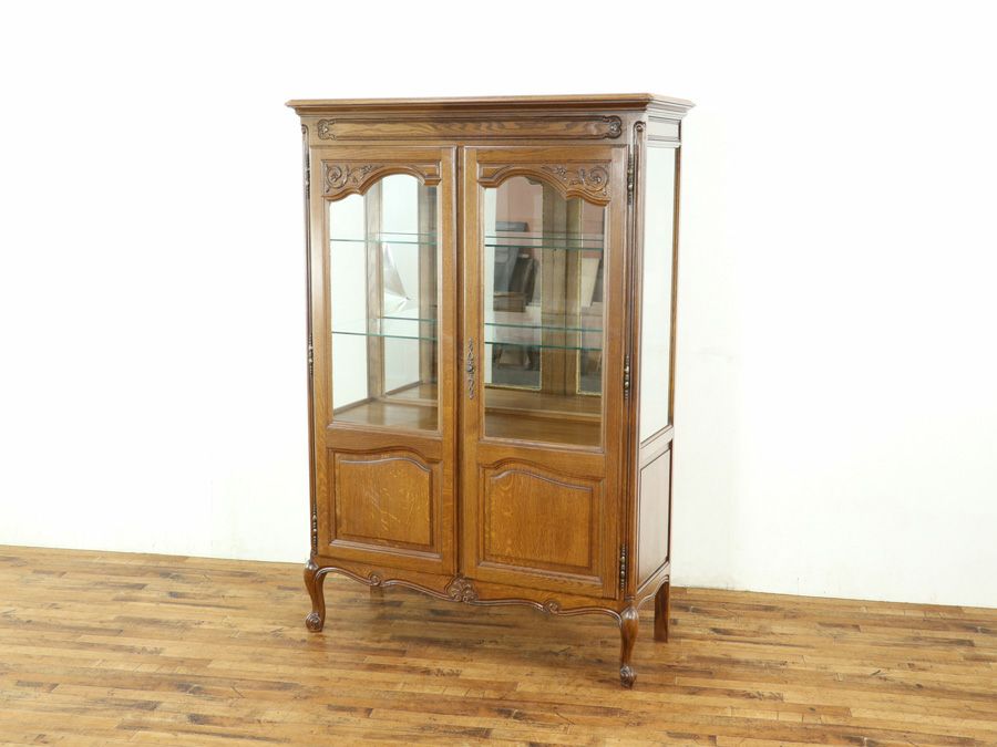 アンティーク家具 キャビネット 65085