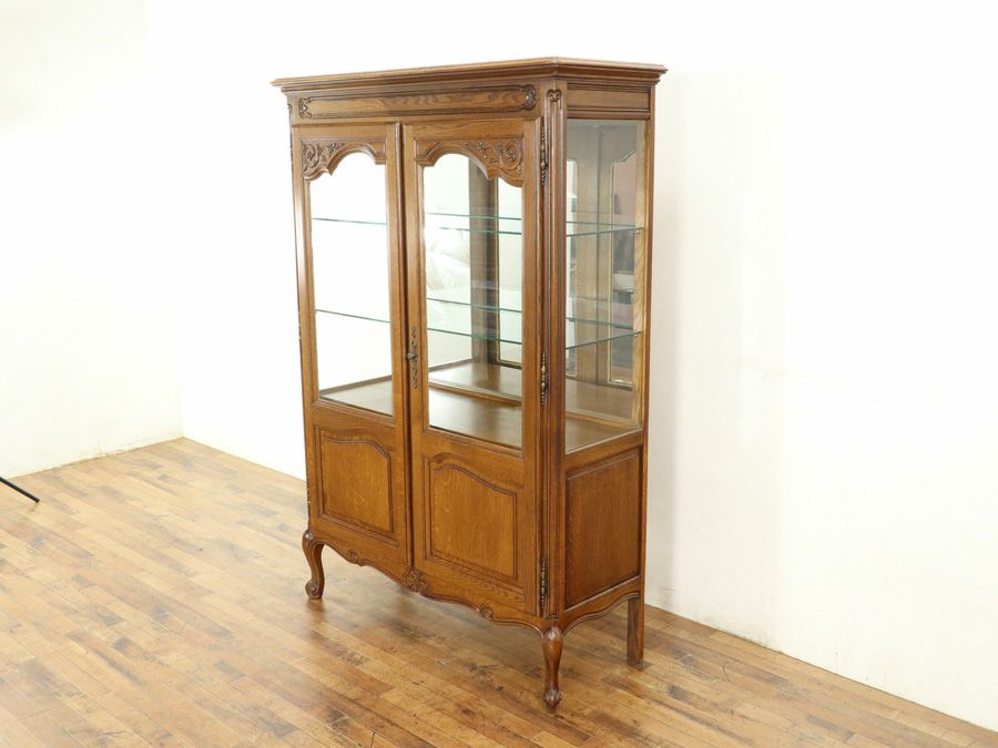 アンティーク家具 キャビネット 65085