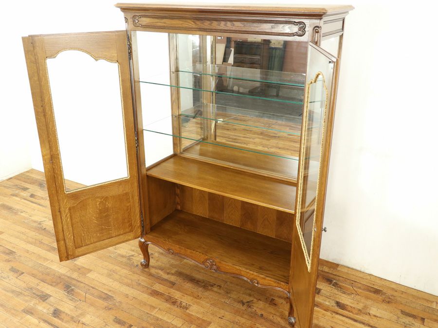 アンティーク家具 キャビネット 65085