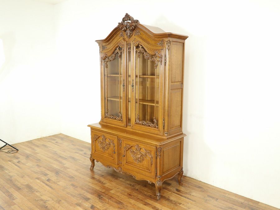 アンティーク家具 キャビネット 65120a