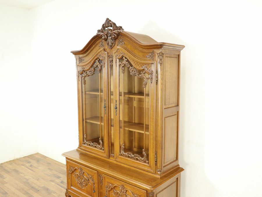 アンティーク家具 キャビネット 65120a