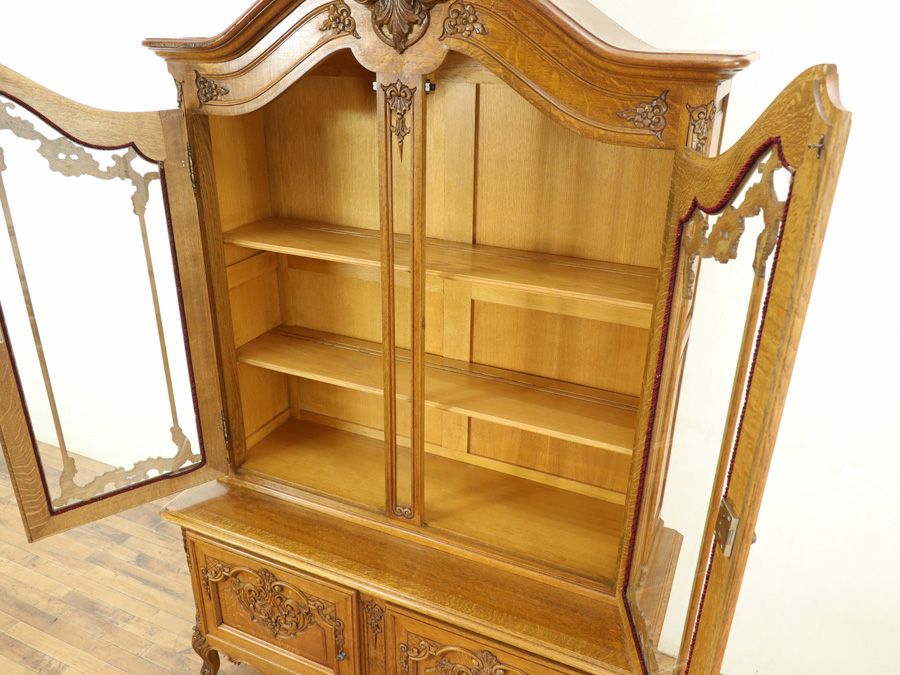 アンティーク家具 キャビネット 65120a