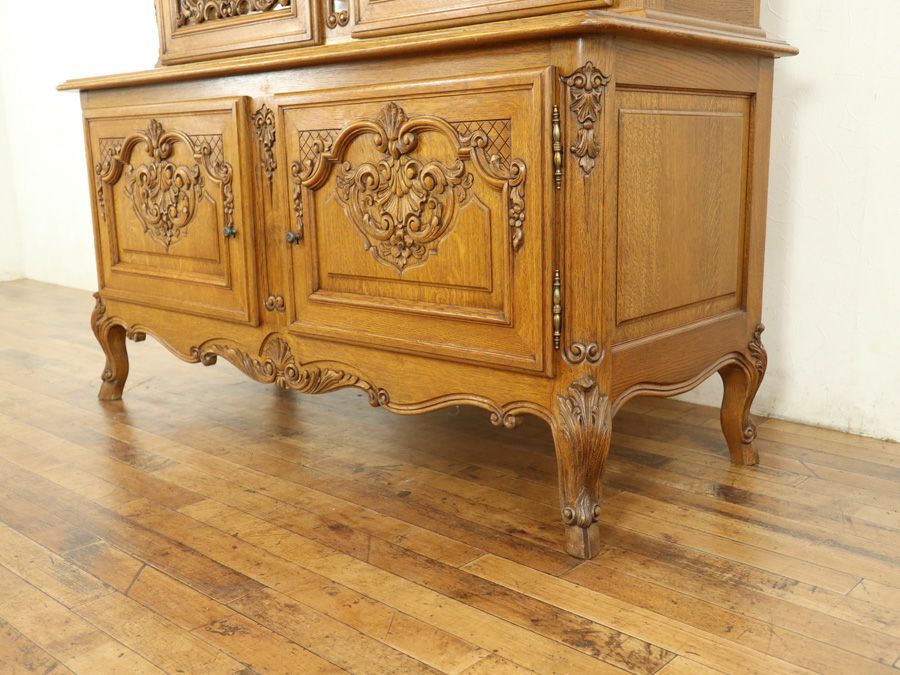 アンティーク家具 キャビネット 65120a