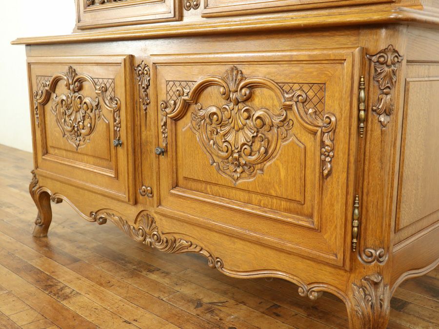 アンティーク家具 キャビネット 65120a