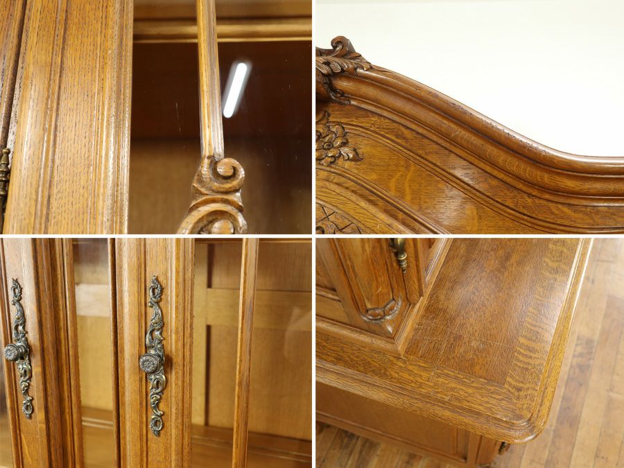 アンティーク家具 キャビネット 65120a