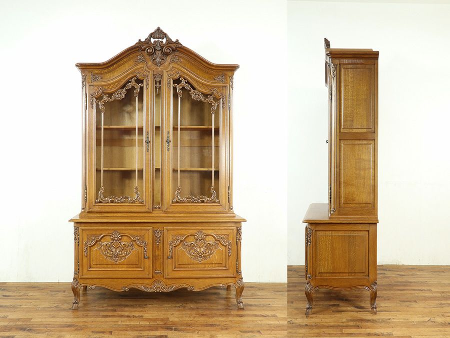 アンティーク家具 キャビネット 65120a