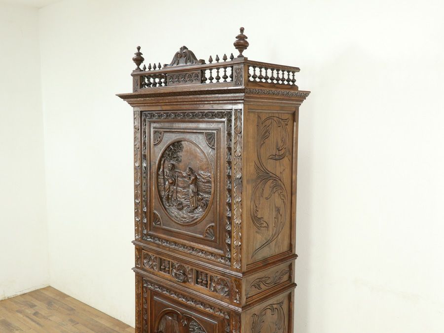 アンティーク家具 キャビネット 65139