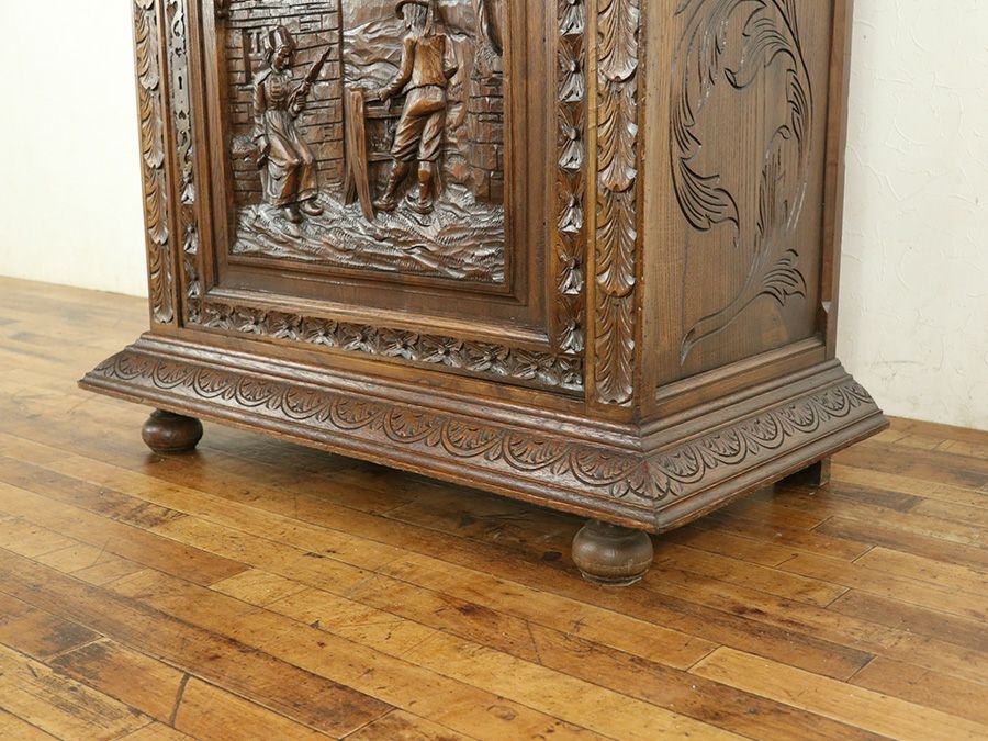 アンティーク家具 キャビネット 65139