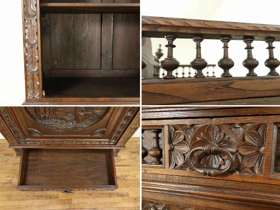 アンティーク家具 キャビネット 65139