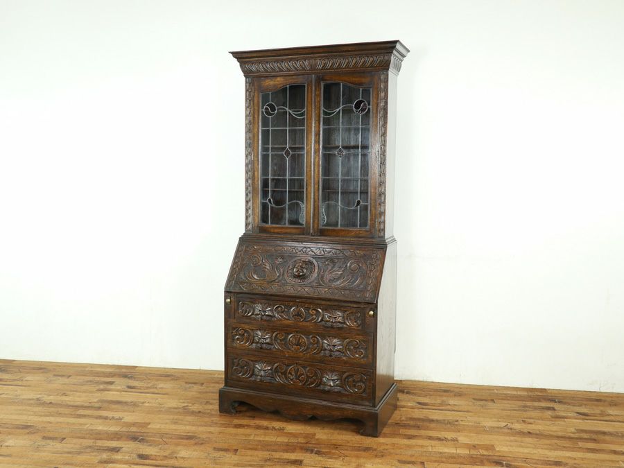 アンティーク家具 ブックビューロー 59323