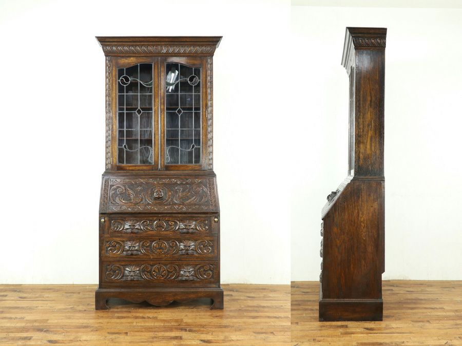 アンティーク家具 ブックビューロー 59323