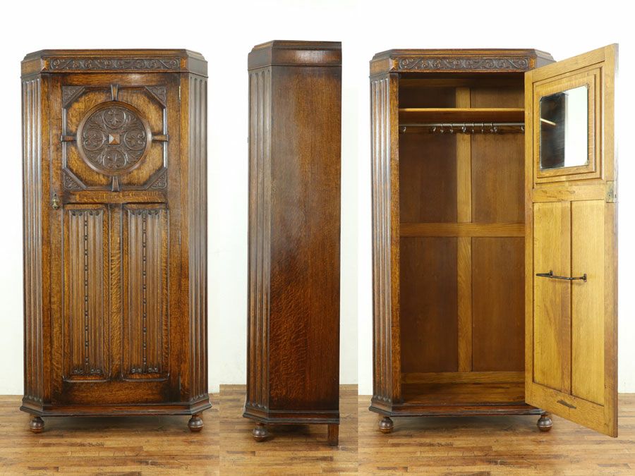 アンティーク家具 ワードローブ 59346