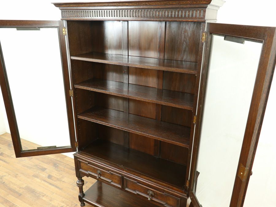 アンティーク家具 ブックケース 59374