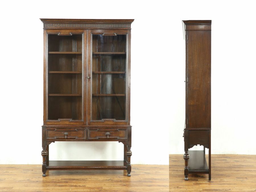 アンティーク家具 ブックケース 59374