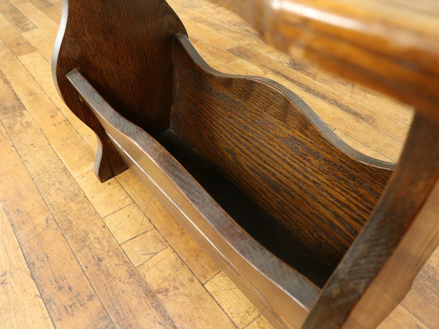 アンティーク家具 マガジンラック 65161