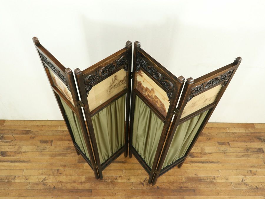 アンティーク家具 スクリーン 65099