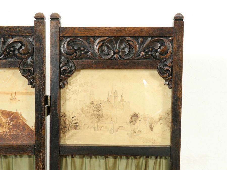 アンティーク家具 スクリーン 65099