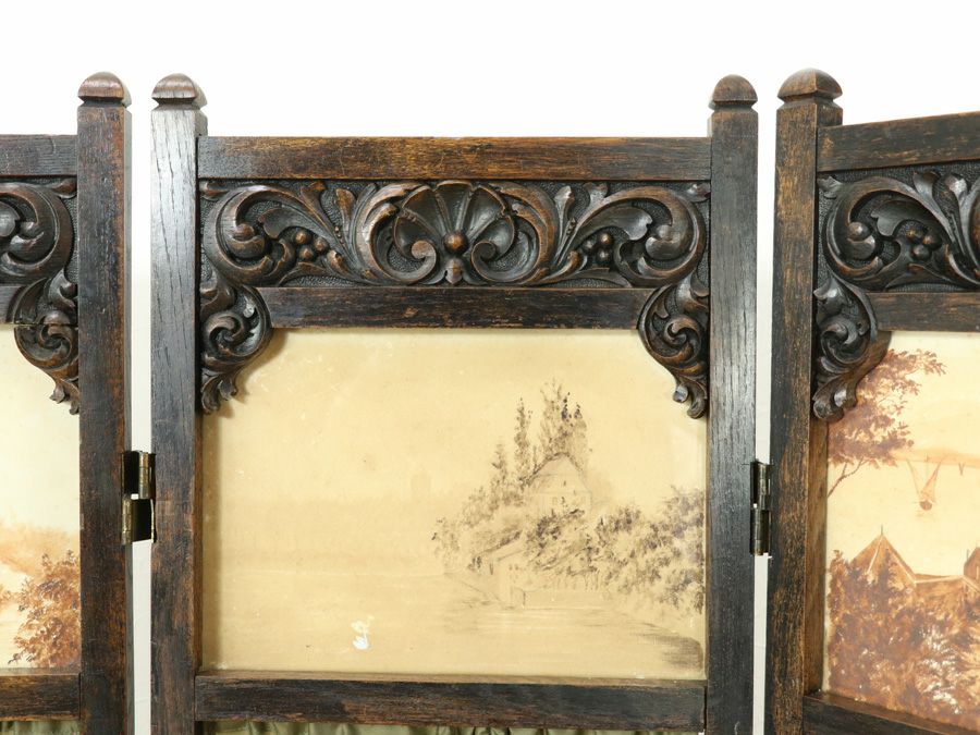 アンティーク家具 スクリーン 65099