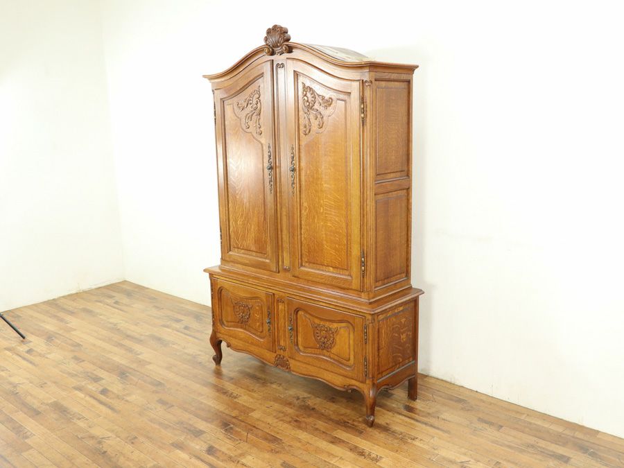 アンティーク家具 キャビネット 65019