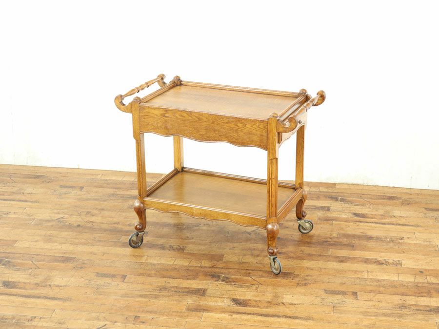 猫脚スタイルで可愛らしい印象 ワゴン 65007 | アンティークフレックス