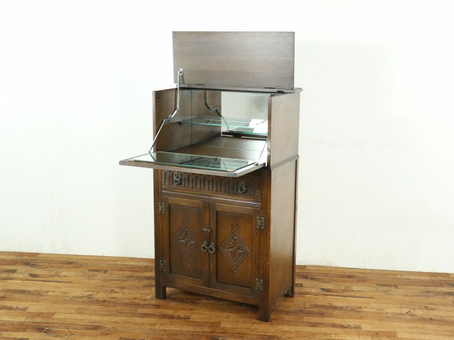 アンティーク家具 カクテルキャビネット 59265