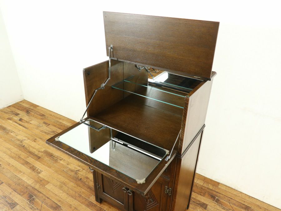 アンティーク家具 カクテルキャビネット 59265