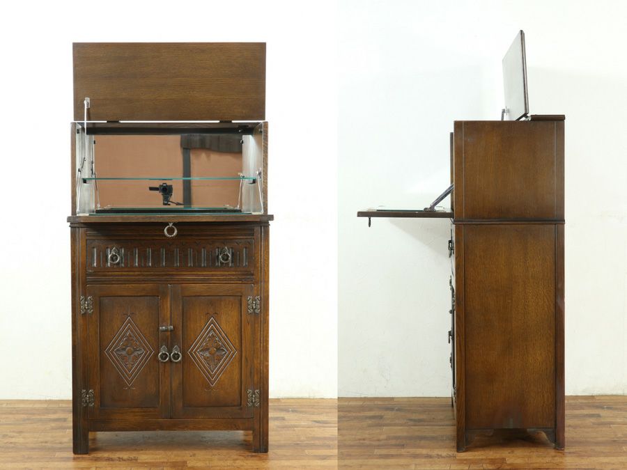 アンティーク家具 カクテルキャビネット 59265